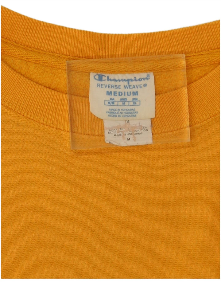Felpa da uomo Champion Maglione in cotone giallo medio