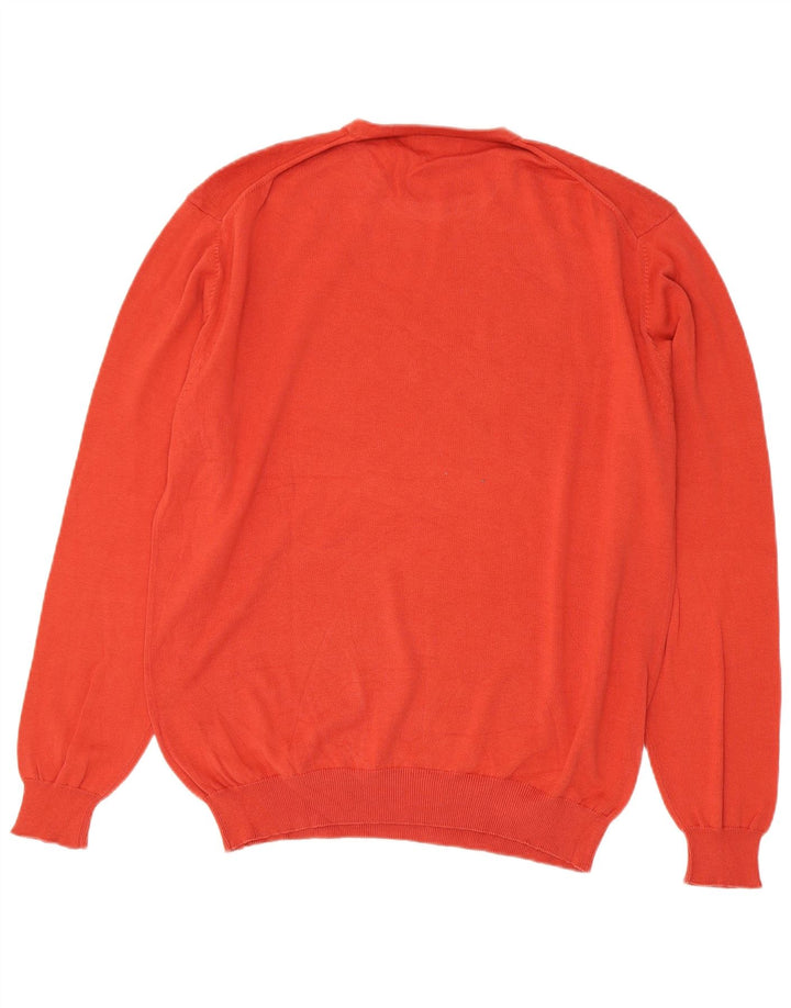 Kappa Mens Crew Neck Jumper Sweater XL Red Cotton