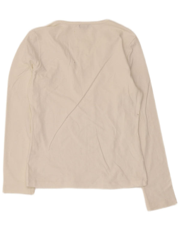Best Company Dame Top Langærmet UK 14 Large White Lycra