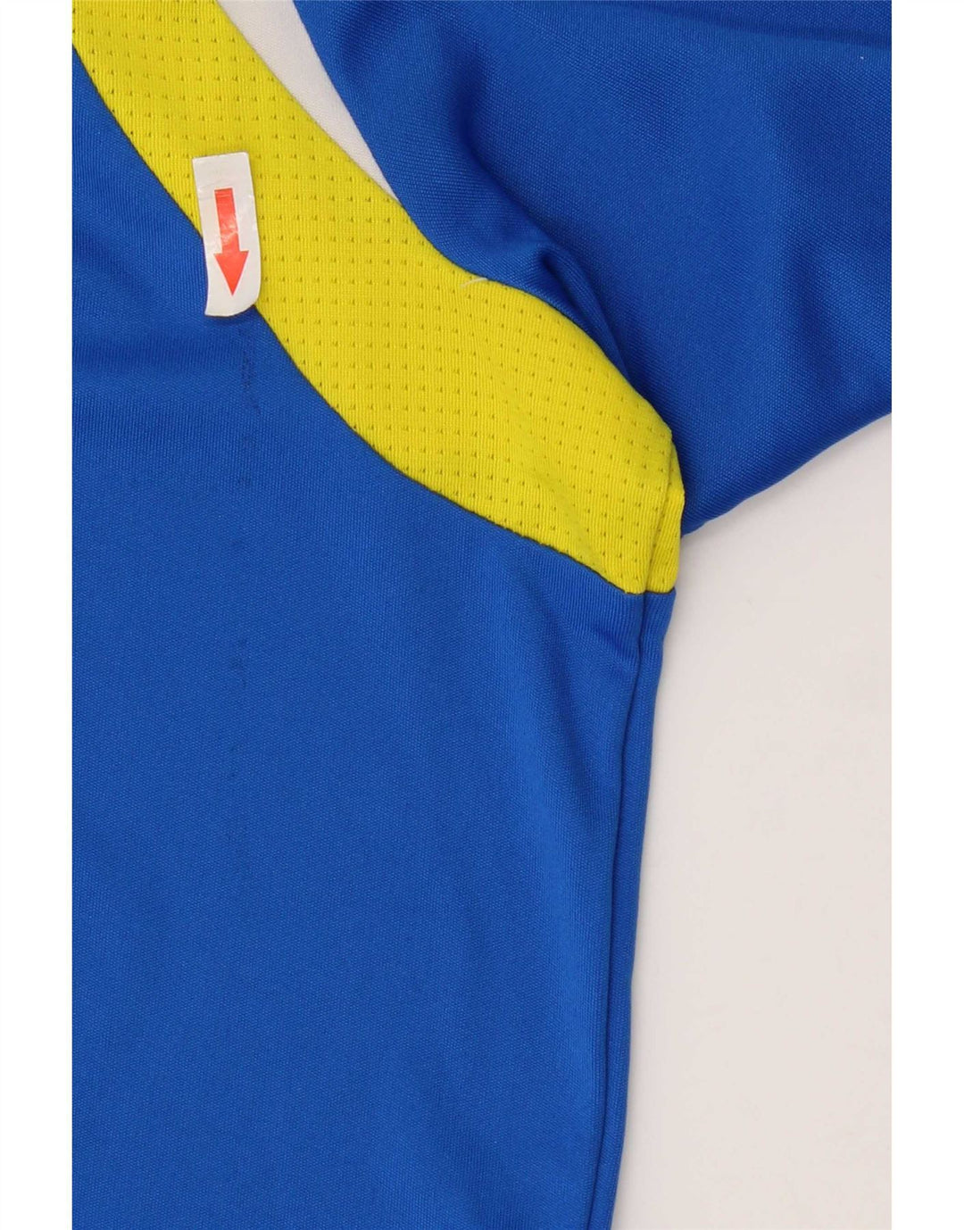 Adidas Mens Climalite T-Shirt Top Large Blue Colourblock Polyester
