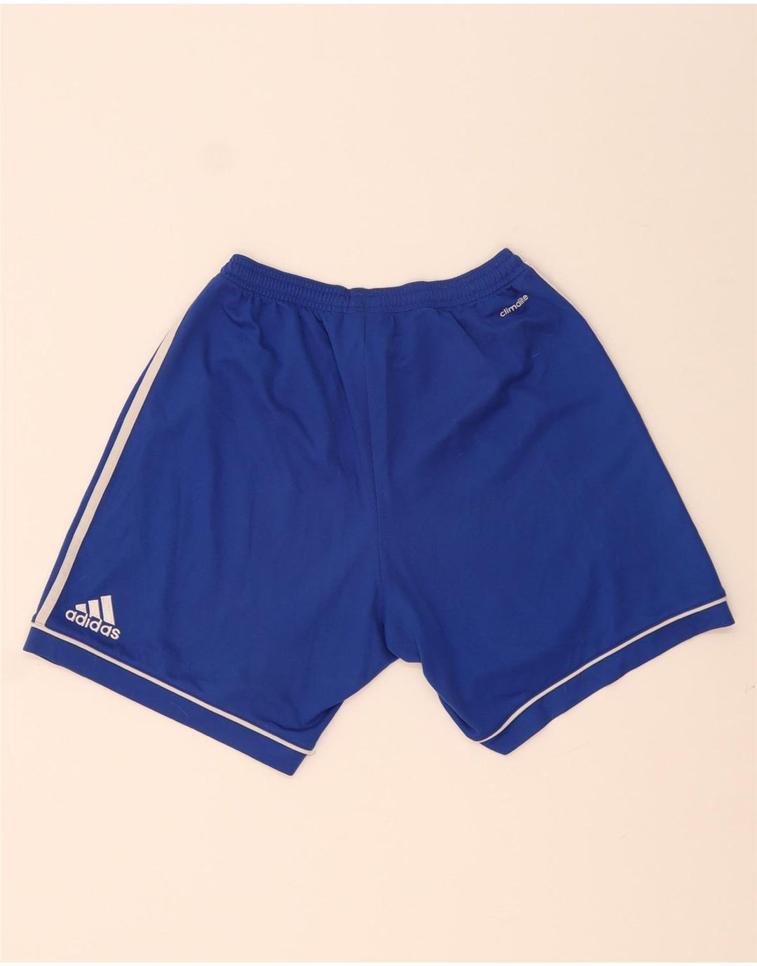 Pantaloncini sportivi Adidas Climalite da uomo piccoli in poliestere blu