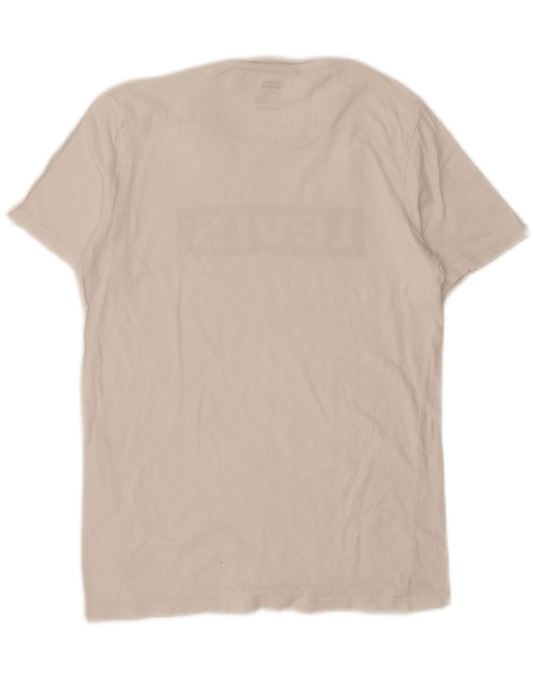 LEVI'S Womens Graphic T-Shirt Top UK 2 2XS White Vintage Levi's and Second-Hand Levi's from Messina Hembry 