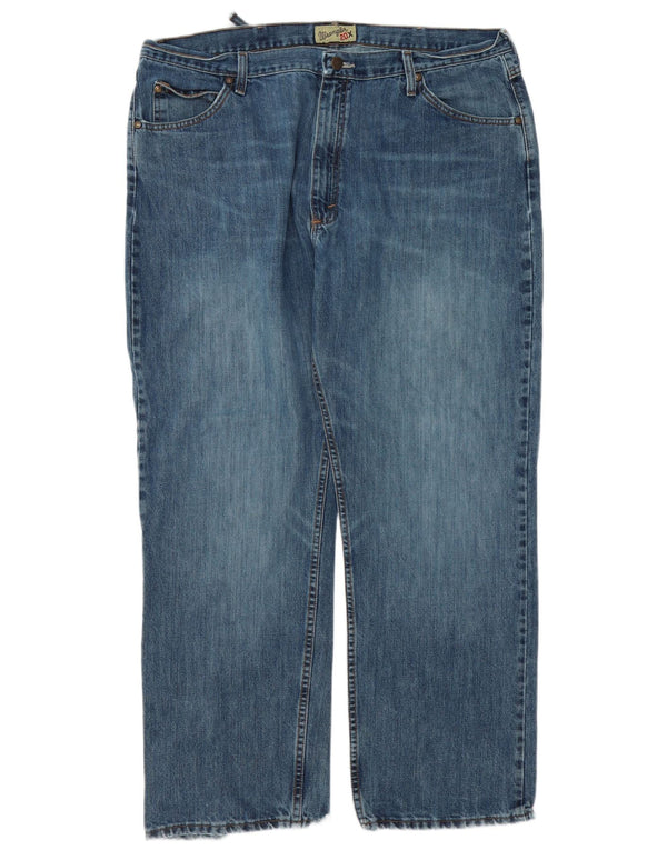 Wrangler Mens Jeans Soltos W40 L32 Azul Algodão
