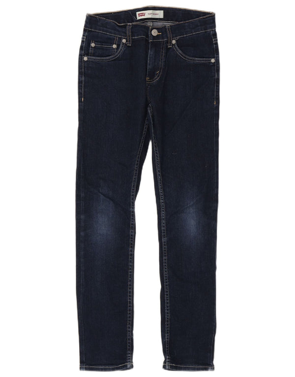 Levi's Boys 510 Skinny Jeans 11-12 Years W36 L28 Navy Blue Cotton