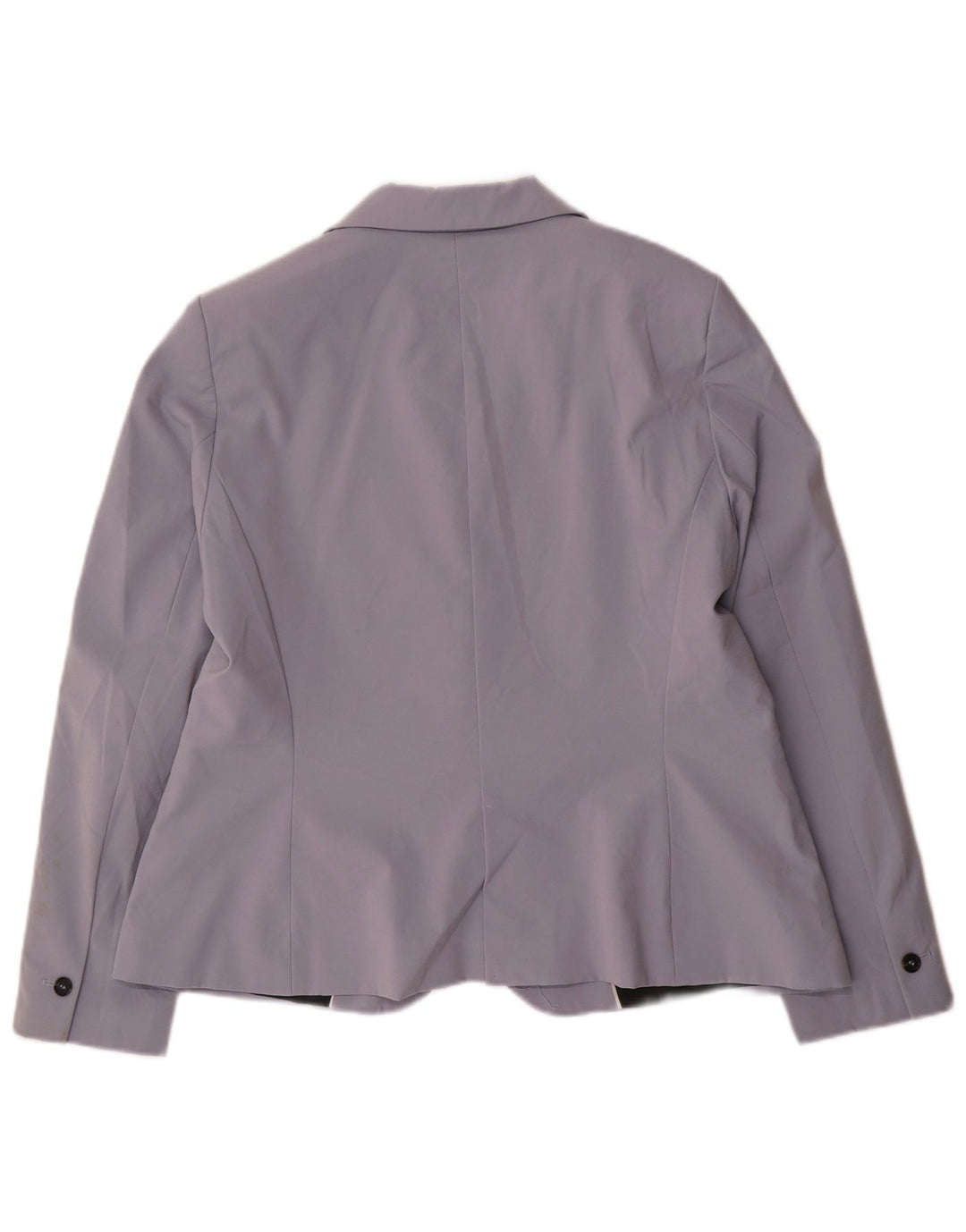 Zara Womens 1 Button Blazer Jacket EU 46 2XL Purple Polyester