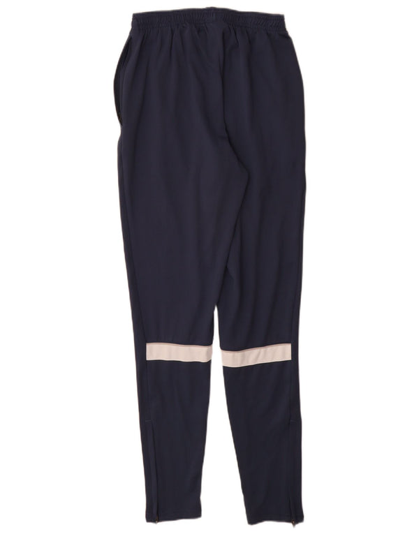 Nike Pantalon de survêtement Dri Fit pour homme Taille S Bleu marine Colorblock Polyester