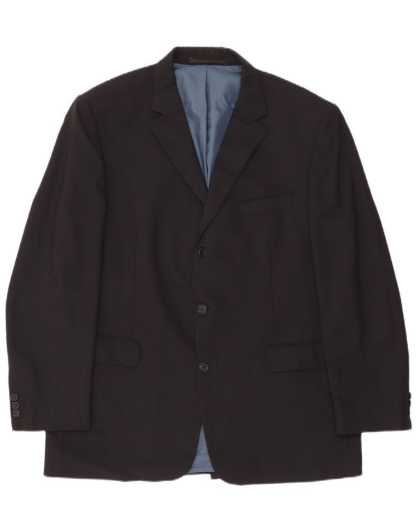 Marks & Spencer muška jakna sako s 3 gumba UK 44 XL tamnoplavi poliester