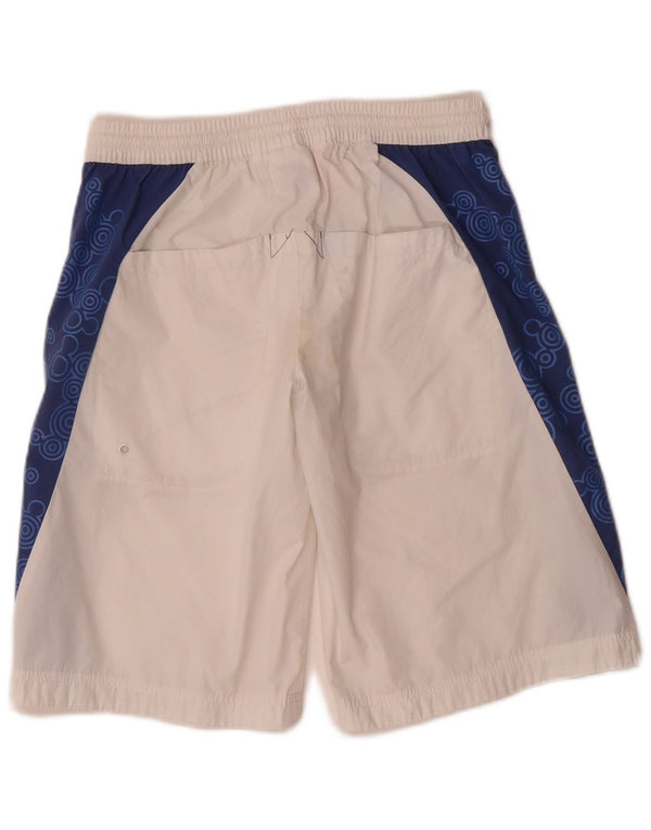 Adidas Sportshorts mit Grafik für Jungen, 11–12 Jahre, weißes Colourblock-Polyester
