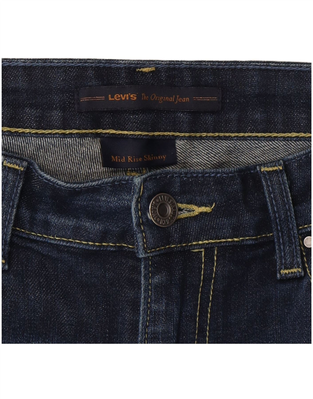 Levi's Damen Slim Jeans US 8 Medium W30 L29 Marineblau Baumwolle