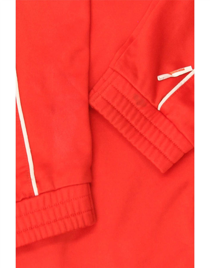 Umbro Boys Tracksuit Topjakke 7-8 År Lille Rød Colourblock Polyester
