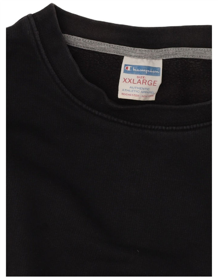 Champion Mens Sweatshirt Jumper 2XL Navy Blue