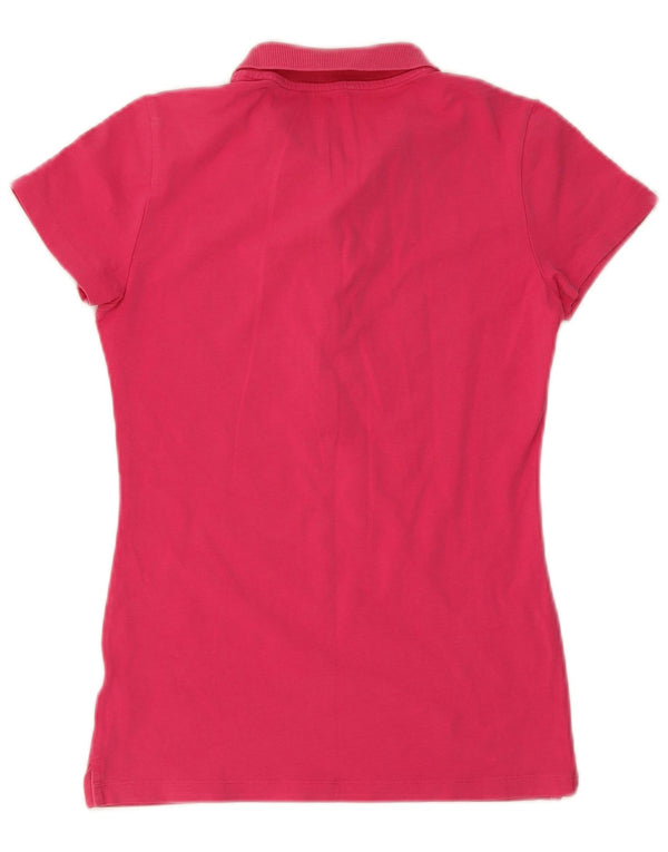 Nike Womens Polo Shirt US 4/6 Small Pink