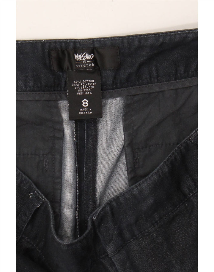 MOSSIMO Womens Straight Capri Trousers US 8 Medium W32 L21 Navy Blue Vintage Mossimo and Second-Hand Mossimo from Messina Hembry 