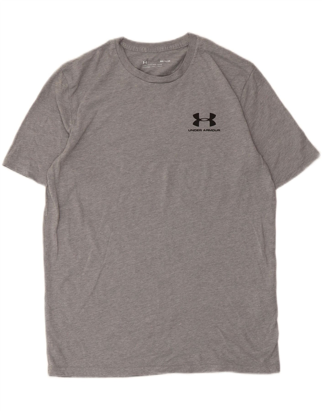 Under Armour Mens T-Shirt Top Small Grey Cotton