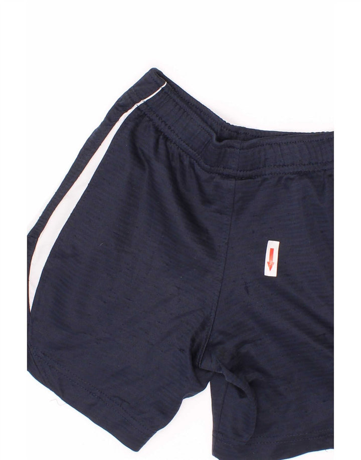 Nike Sportshorts für Jungen, 3–4 Jahre, marineblaues Farbblock-Polyester