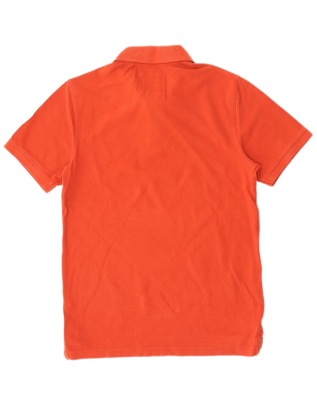 CREW CLOTHING Mens Polo Shirt Small Orange Cotton