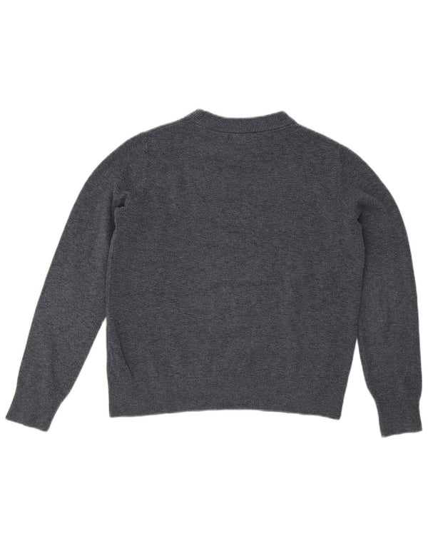 Marks & Spencer Womens Boat Neck Jumper Sweater UK 10 Small Navy Blue