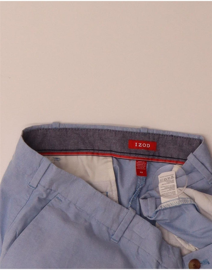 IZOD Mens Chino Shorts W40 XL Blue Cotton Vintage Izod and Second-Hand Izod from Messina Hembry 