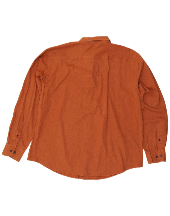 DOCKERS Mens Shirt XL Orange Cotton