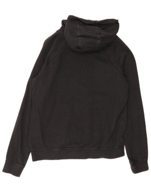 Nike Womens Loose Fit Hoodie Pullover UK 10 Small Schwarz Baumwolle