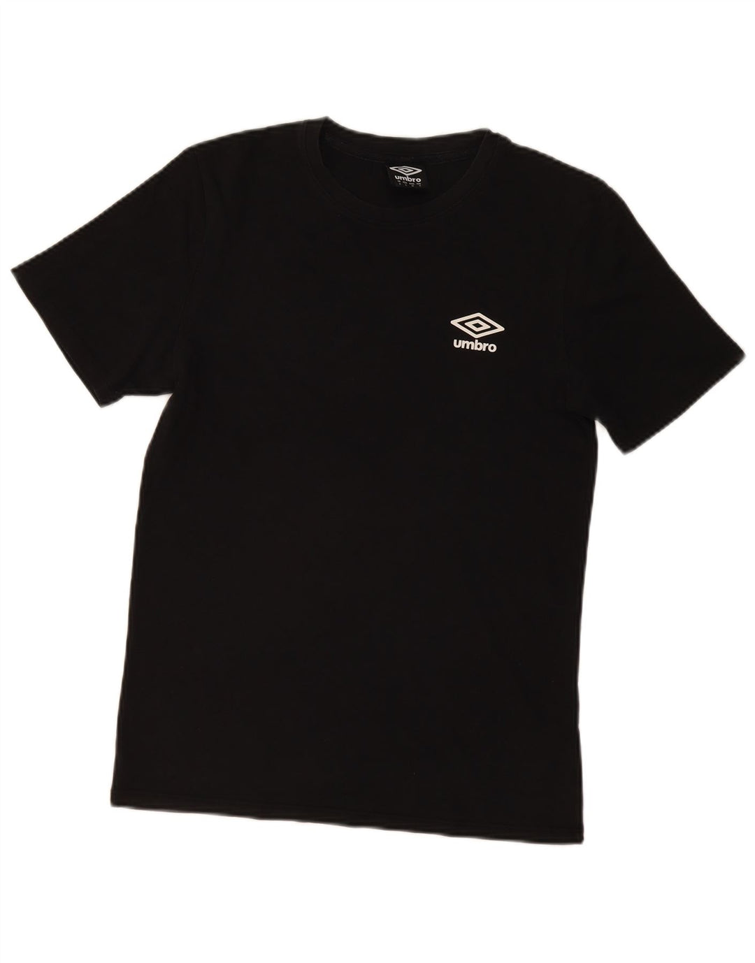 UMBRO Mens T-Shirt Top Small Black Cotton