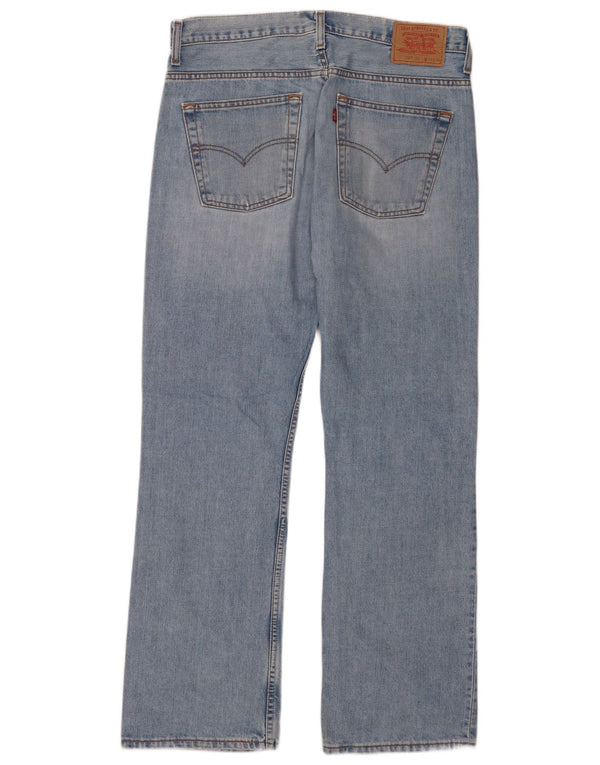 Levi's Uomo 507 Jeans Bootcut W36 L34 Cotone Blu