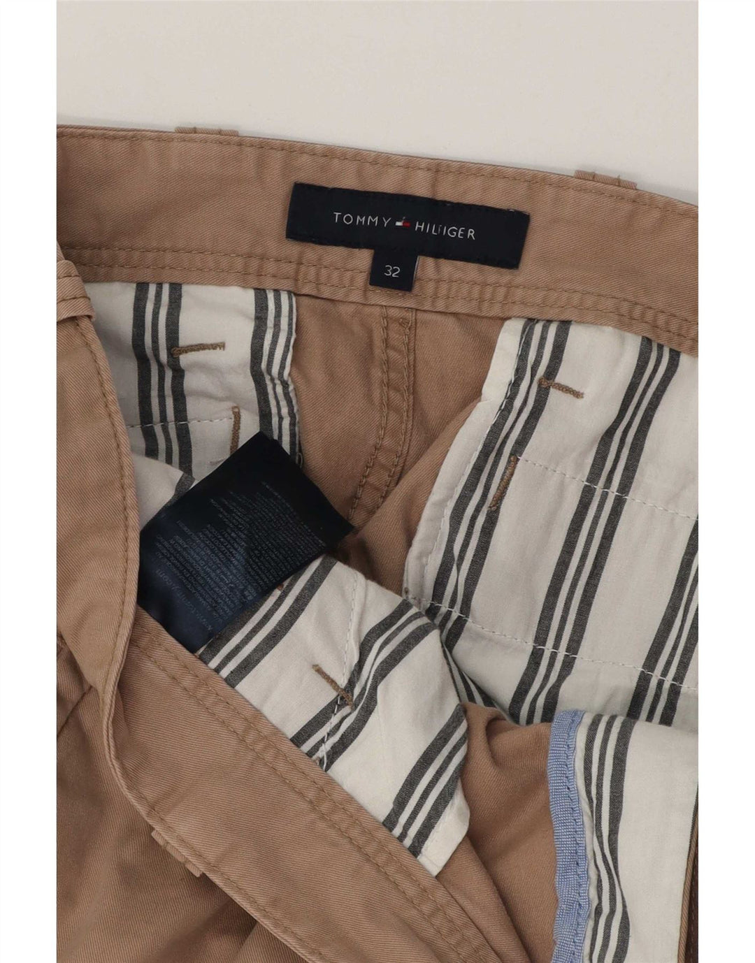 Мужские шорты карго Tommy Hilfiger W32, средний бежевый, хлопок