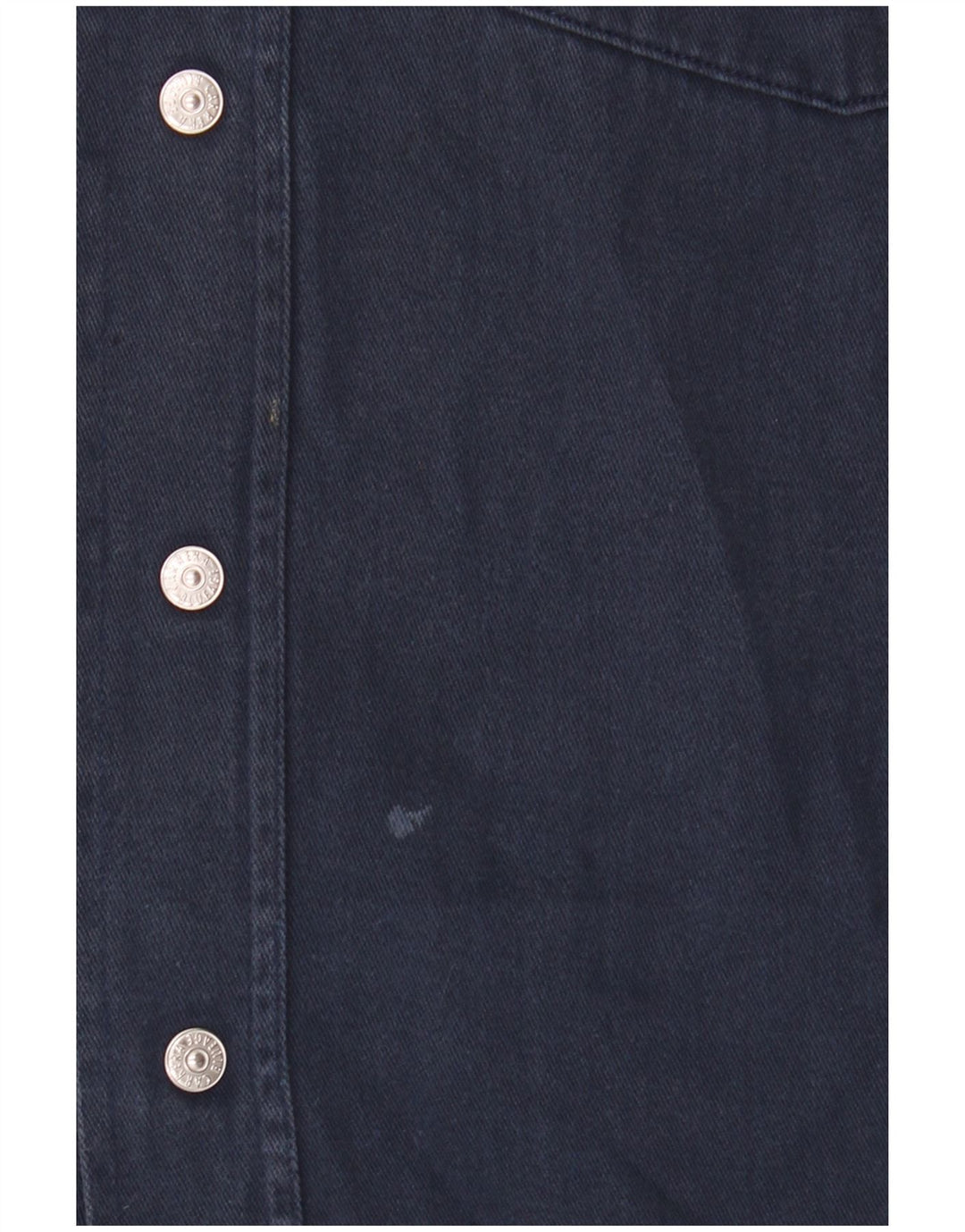 Carrera Mens Shirt Size 39/40 Medium Navy Blue Cotton