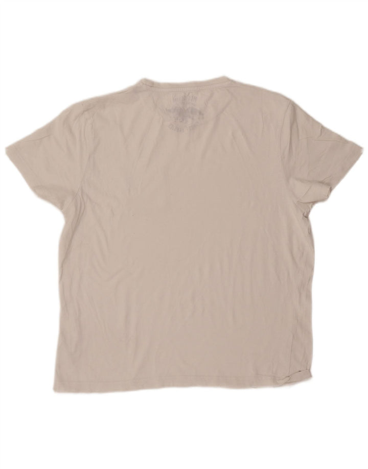 Marlboro Classics Herre T-Shirt Top Stor Hvid Bomuld