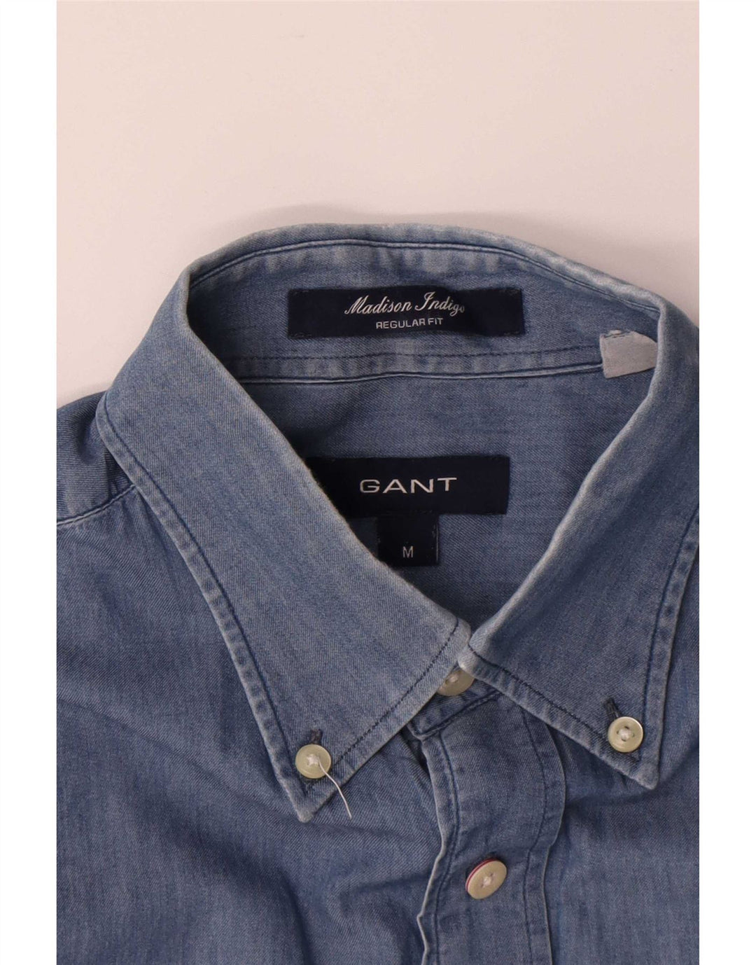 Cămașă Gant Madison Regular Fit pentru bărbați, bumbac albastru mediu