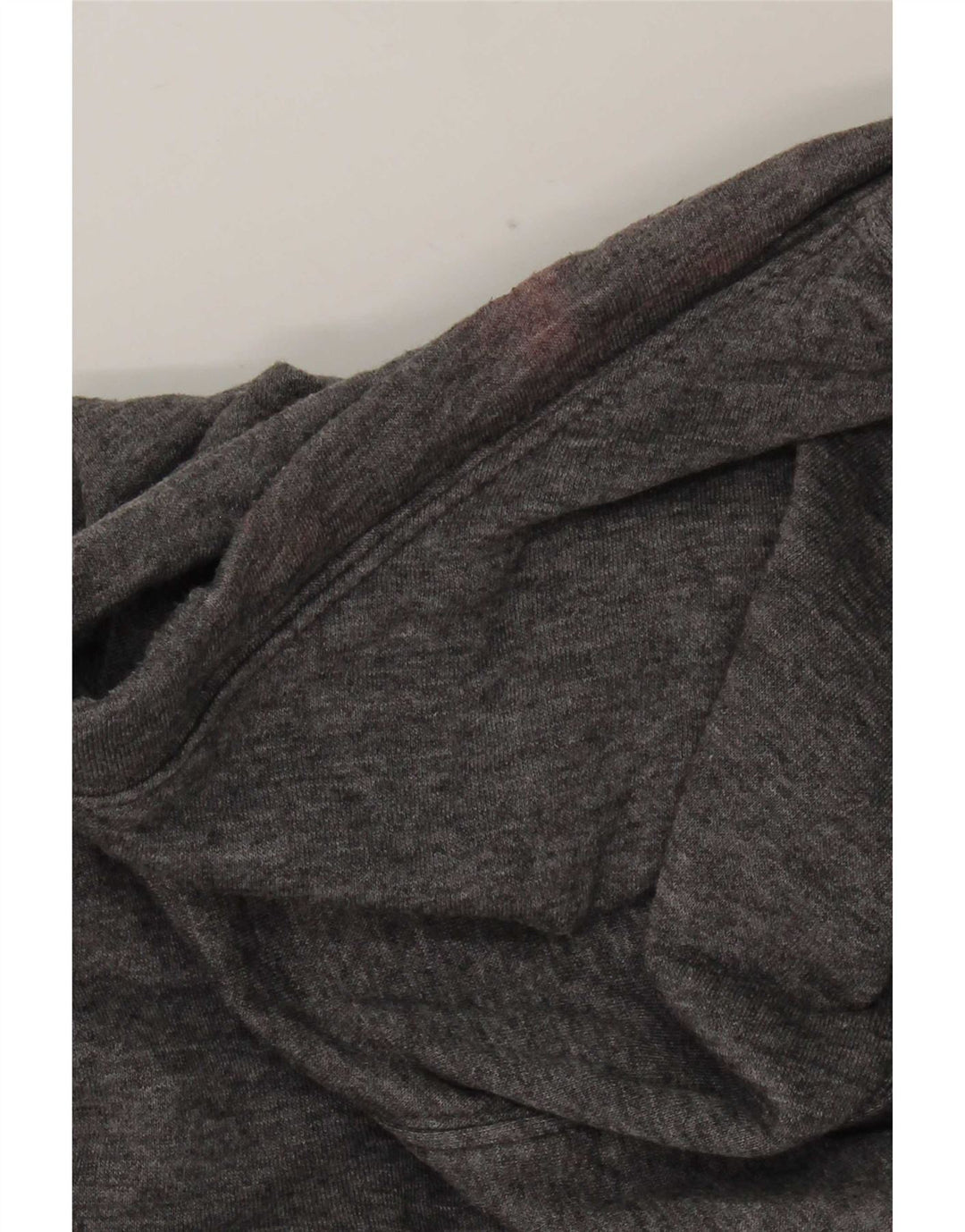 Nike Womens Hoodie Jumper UK 14 Medium Grey Cotton