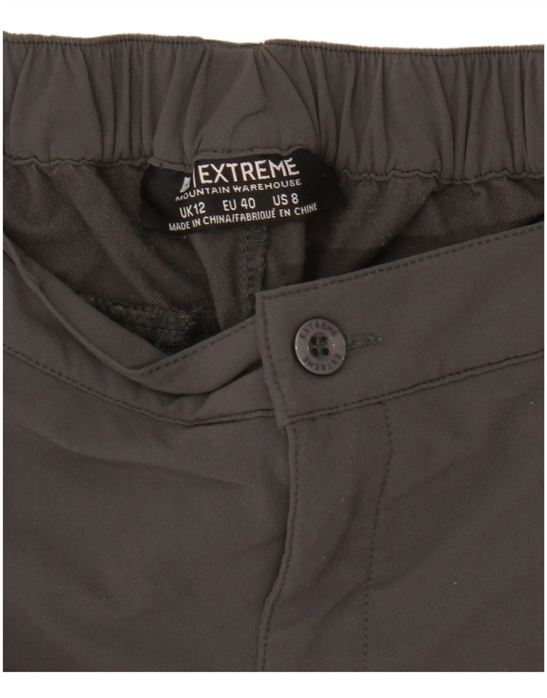 Mountain Warehouse Womens Cargo Shorts UK 12 Medium W29  Grey