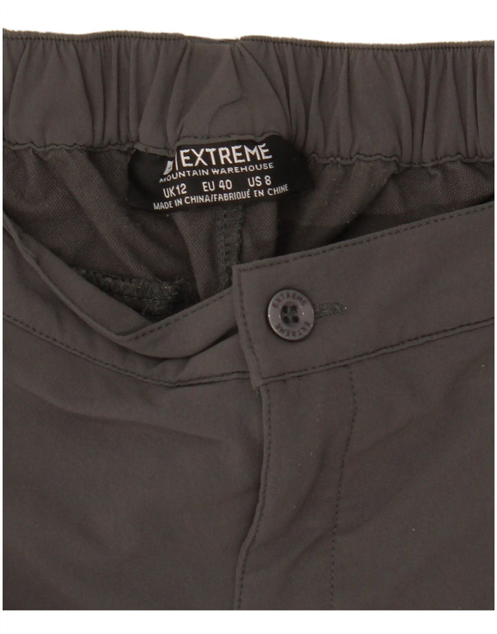 Mountain Warehouse Womens Cargo Shorts UK 12 Medium W29  Grey