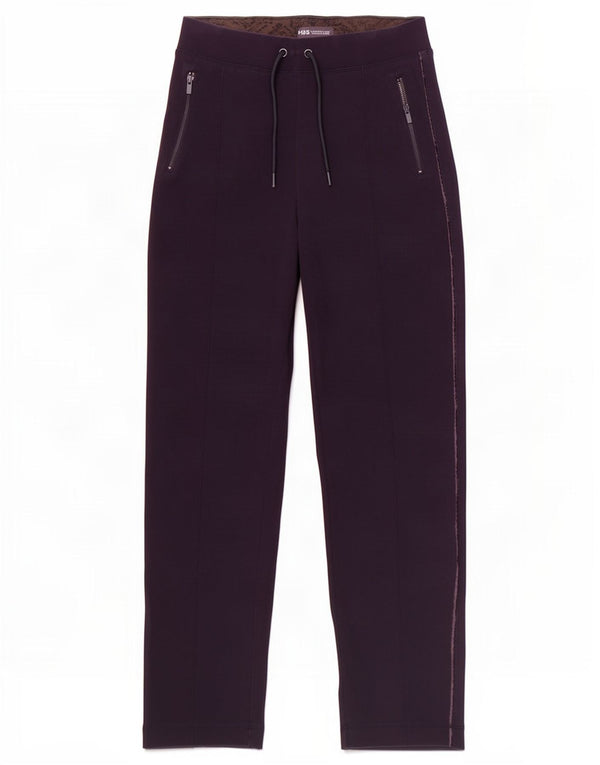 Marks & Spencer Womens Tracksuit Trousers UK 10 Small Navy Blue Cotton