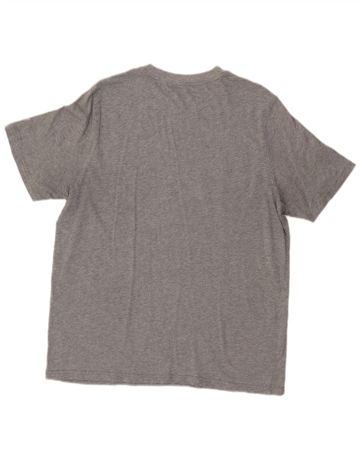 PUMA Grafisk T-shirt top til mænd, stor grå