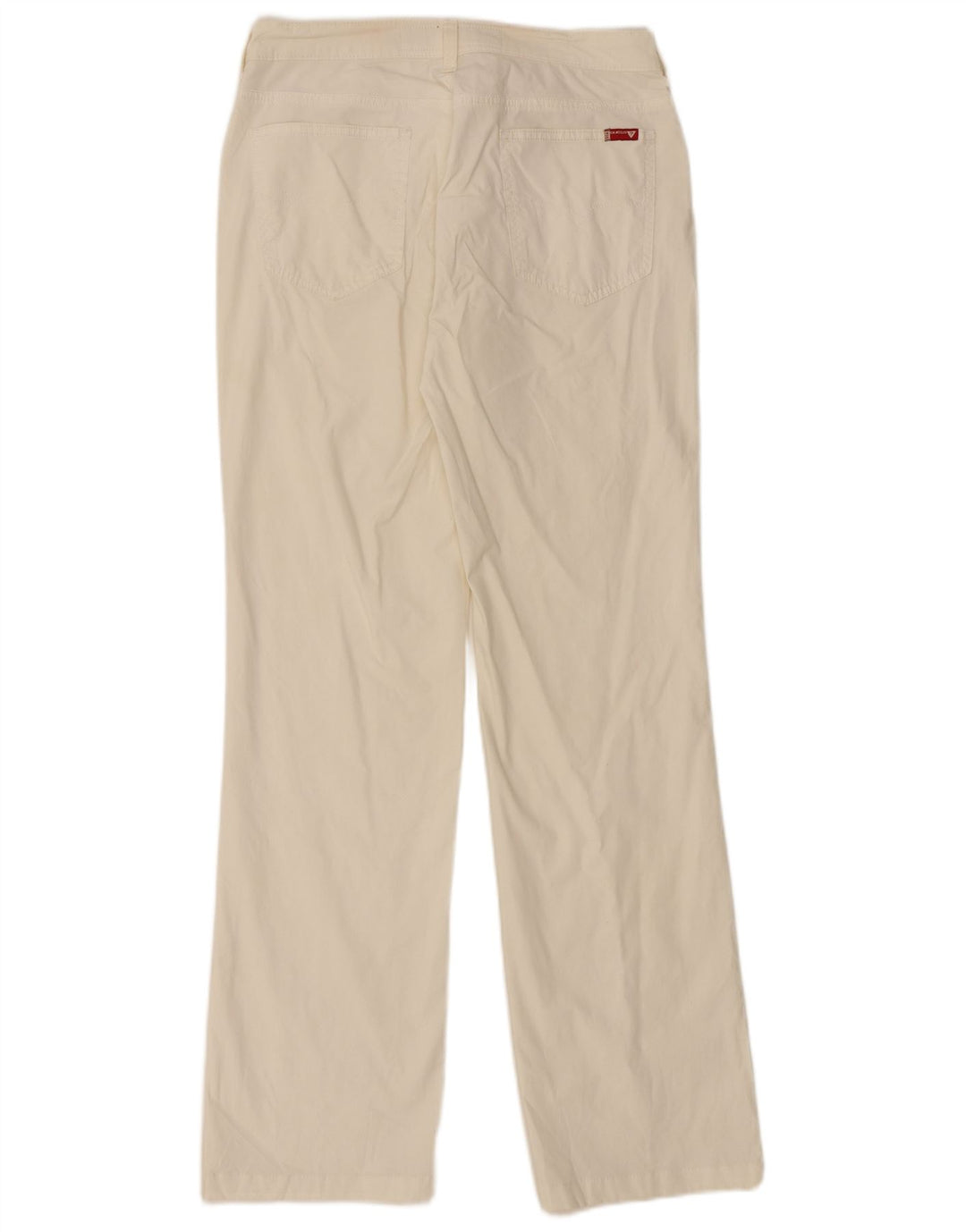 Guess Womens Bootcut Casual Trousers W32 L31 White