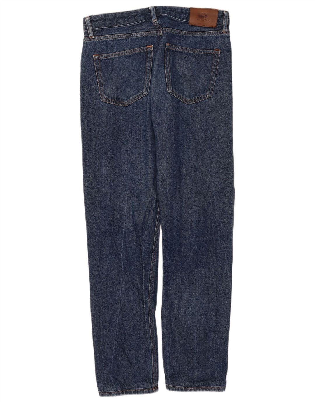 MASSIMO DUTTI Mens Straight Jeans EU 38 Small W30 L30 Blue Cotton
