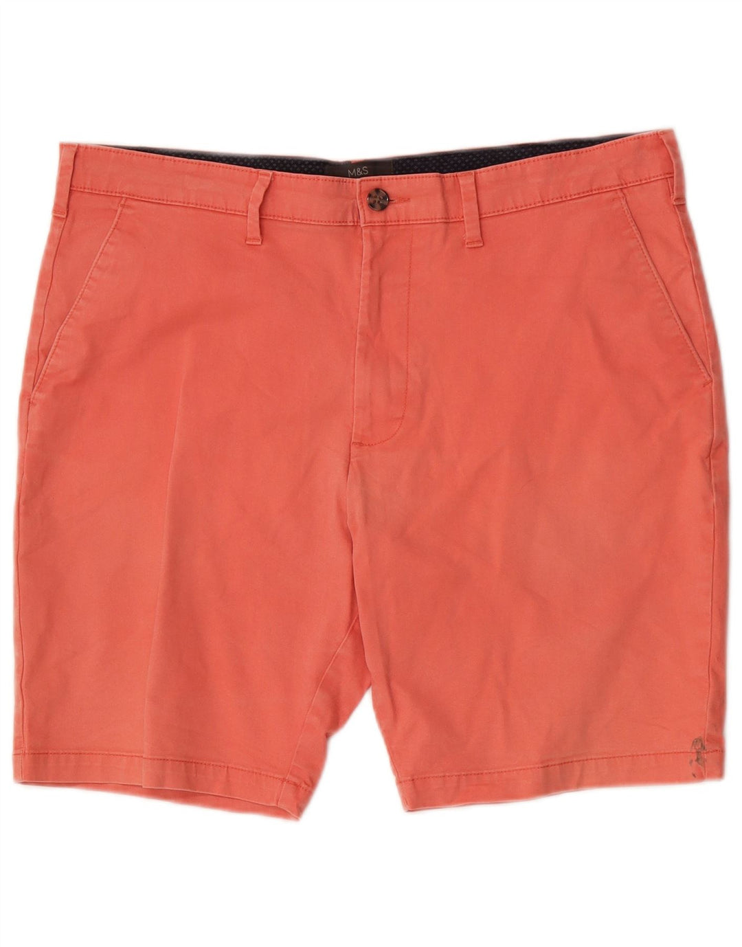 Marks & Spencer Herre Chino Shorts W36 Large Pink Bomuld