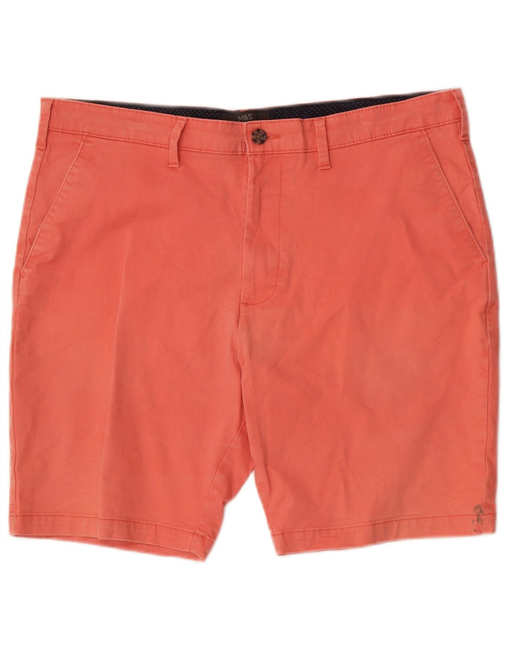 Marks & Spencer Herre Chino Shorts W36 Large Pink Bomuld