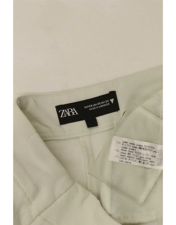 Spodnie damskie Zara Skort Hot Pants XS W25 Zielony poliester
