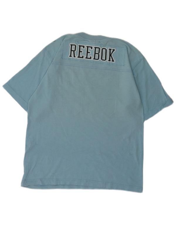 Reebok T-Shirt Graphique Homme Petit Bleu Coton