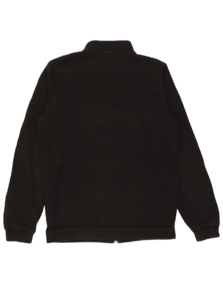 Puma Boys Graphic Tracksuit Top Jacket 13-14 Years Black Cotton