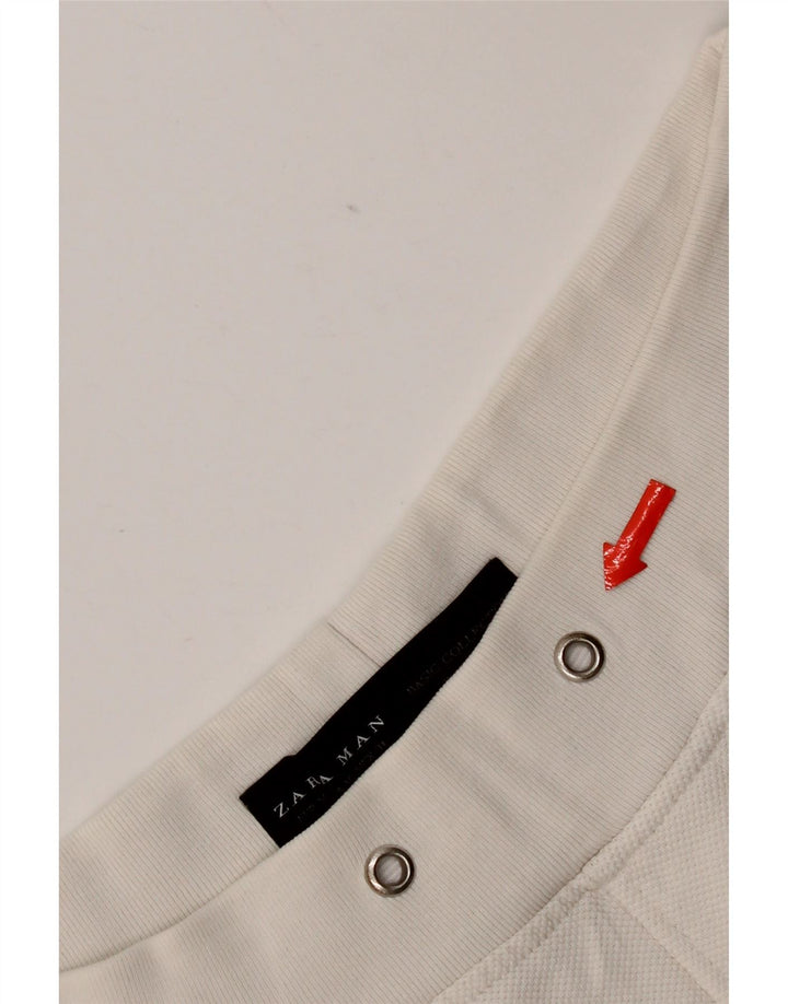 Pantaloncini chino da uomo Zara medi W31 in cotone bianco