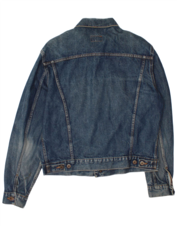 Terranova Mens Denim Jacket UK 40 Large Blue Cotton