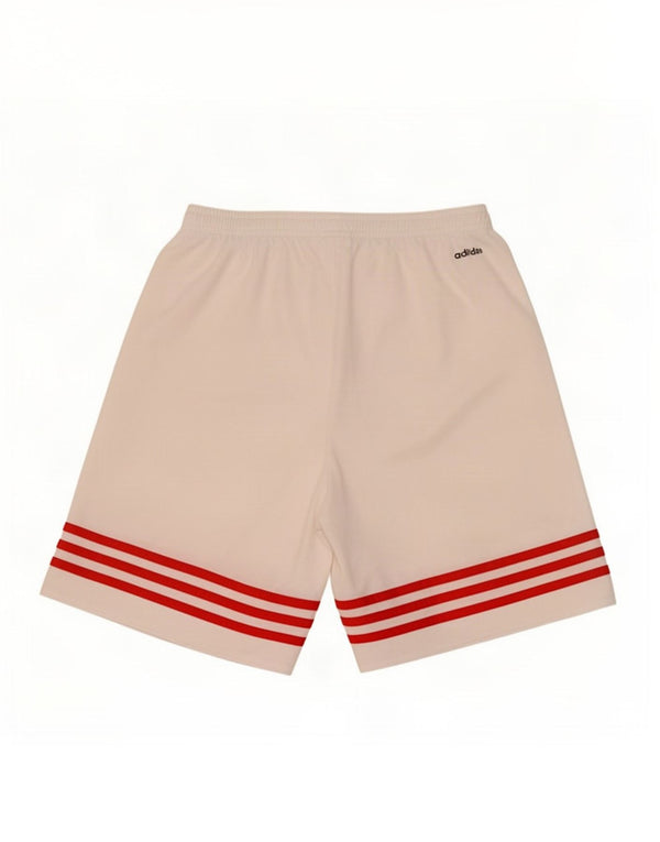 Adidas Mens Climalite Sport Shorts Medium White Polyester