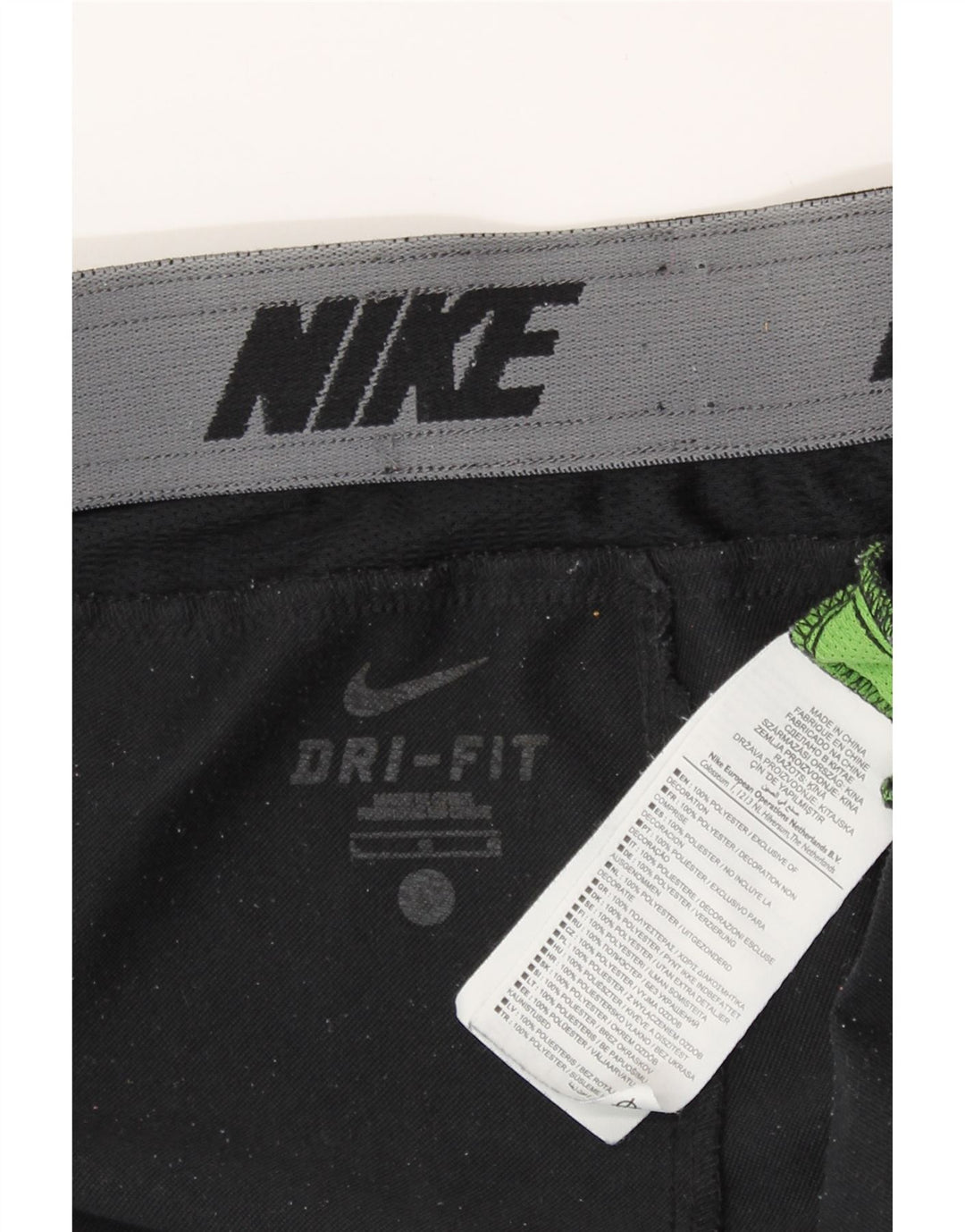 Nike Mens Dri Fit Tracksuit Trousers Large Black Colourblock Polyester