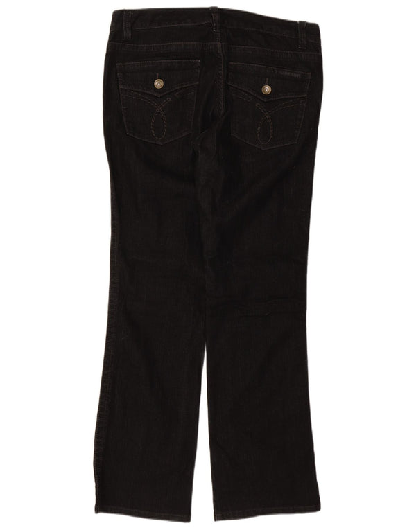 Jean bootcut Calvin Klein pour femme US 12 Large W34 L32 Coton noir