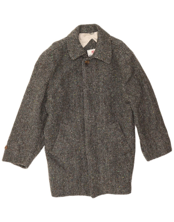 Abrigo para hombre Faciba IT 52 XL Lana de espiga gris
