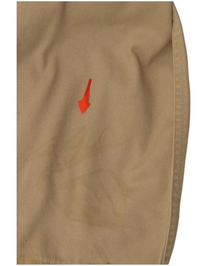 Calça cargo masculina OUTRAGE reta W34 L30 algodão bege
