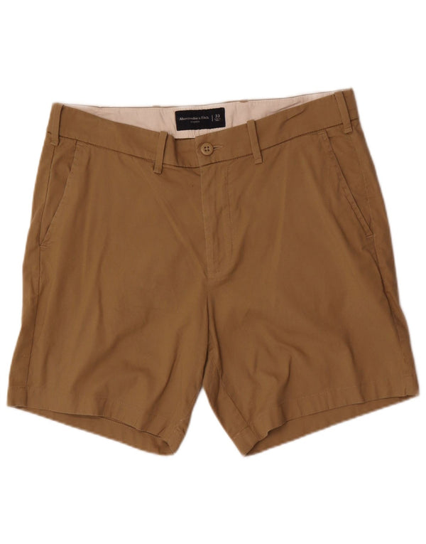 Abercrombie & Fitch férfi chino rövidnadrág W33 közepes bézs pamut